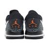 Baskets Air Jordan Legacy 312 Low GS Noir Blanc Orange Sécurité Enfant Gris Loup CD9054-018