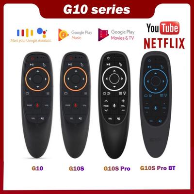 G10 G10S Pro BT Air Mouse hlasové diaľkové ovládanie 2,4G bezdrôtový IR gyroskop pre H96 MAX X88 PRO X96 MAX plus Android TV Box HK1