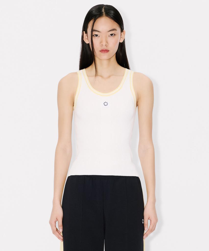 Kenzo Women'S Bokeh Flower 2.0 Lip Tank Top_K265Awt504Whx