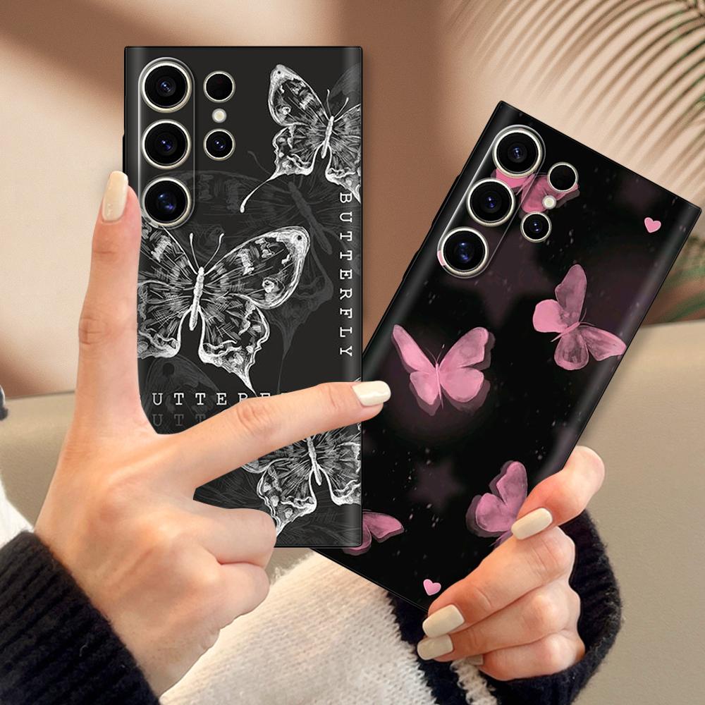 For Samsung Galaxy S23 Ultra Case Silicone Soft Protective TPU Phone Back Cover For Samsung S23 FE S23+ Ultra S 23 Cases Fundas