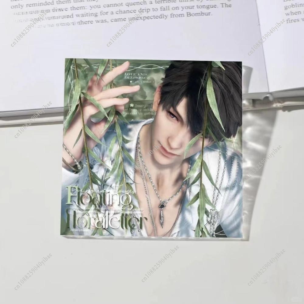 Love and Deepspace Sylus Rafayel Zayne Xavier Caleb Water Ripple Acrylic Transparent Card Colorful Anime Cosplay Desk Ornament