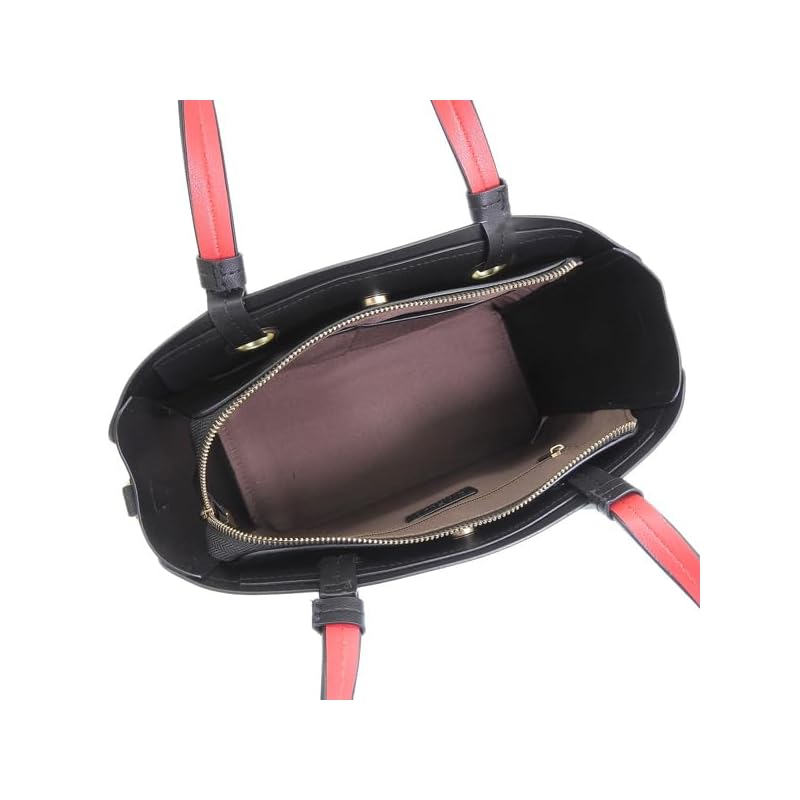 [Rinle] Bag Ladies Tote Bag Shoulder Bag Handbag 2WAY Front Pocket Work Bag Shoulder Bag Simple D.KELLY