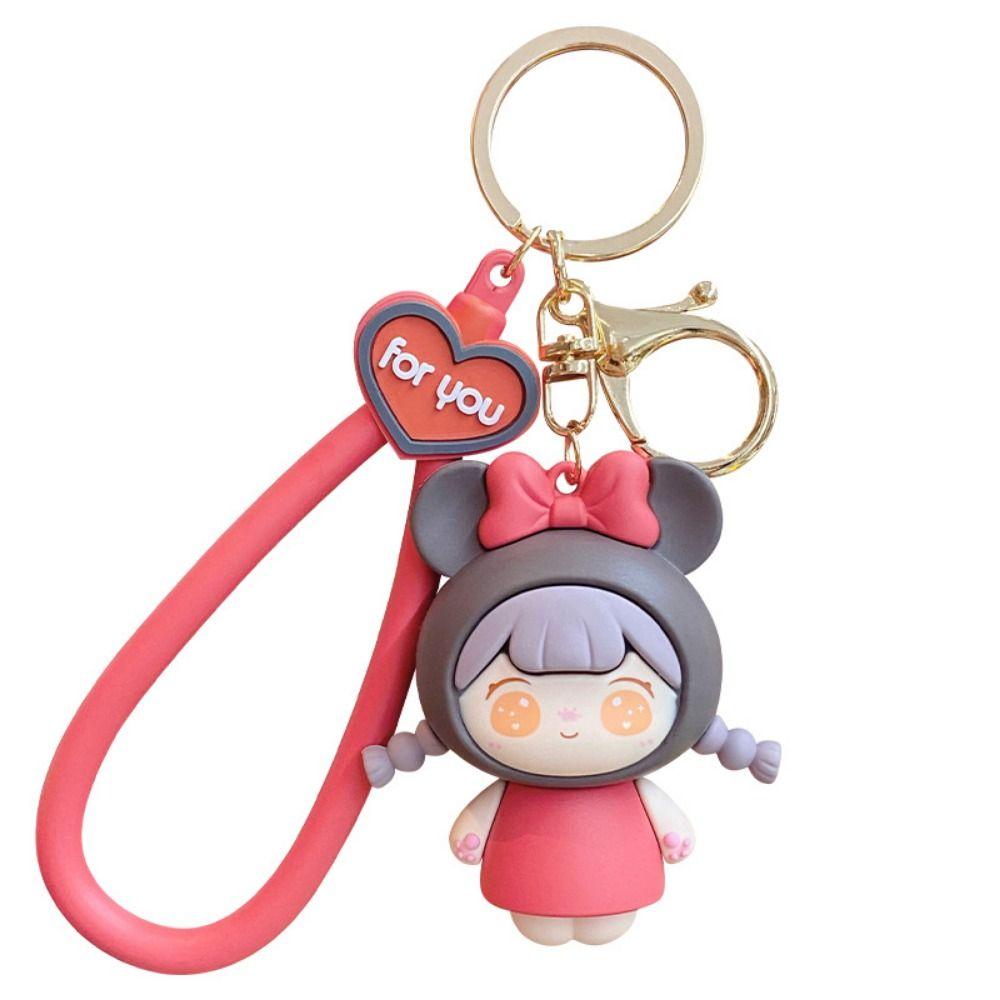 

Fashion Cute Doll Key Chain Cartoon Car Key Ring Hanging Ornaments Bag Pendant Boy Girls Style 3