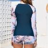 Weiblicher Badeanzug mit langen Ärmeln, Bademode, Sport, Surfen, Tankini-Set, Strandmode, zweiteilige Badeanzüge, Pool-Frauen-Schwimmanzug
