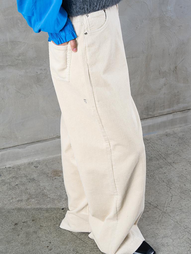 EDENIK Corduroy Wide Pants (2 Colors)