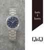 [Citizen Q&Q] Watch Analog Waterproof Metal Band QB78-212 Men's Navy Silver/Navy 1pc