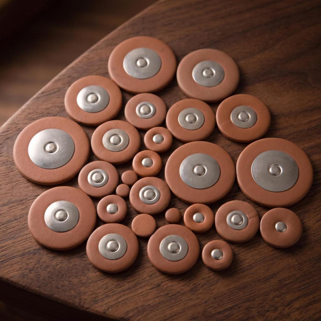 Saxophone Pads Set Instrument Parts Round for Saxophonists