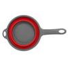 Foldable Silicone Colander Set: Easy-to-Store Round Kitchen Drain Baskets