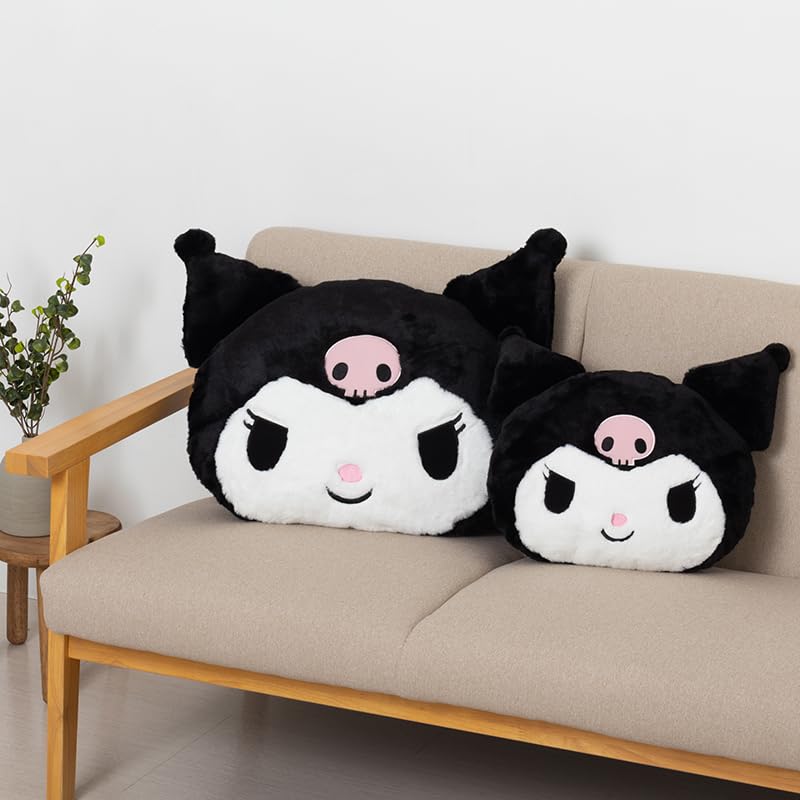 Sanrio Kuromi Cushion M 273350 Face-Shaped