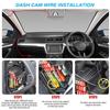 4.0In Dash Kamera Araba DVR 24H HD 1080P Dash Kamera Çift Lensli Video Kaydedici 1080P Kara Kutu Döngüsü Dashcam Ayna Sürüş Kaydedici