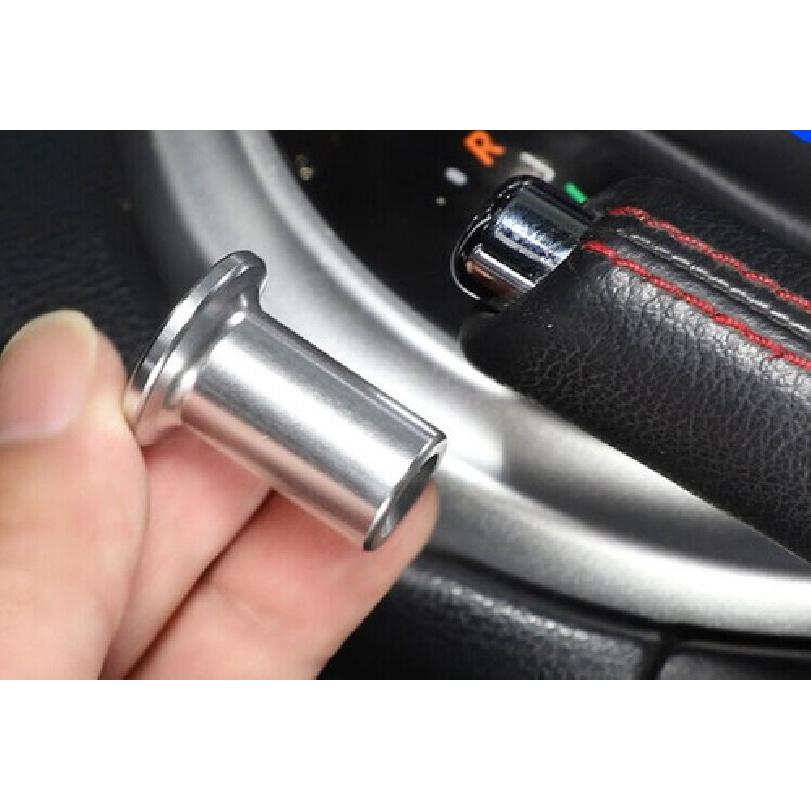 For Toyota 86 Subaru BRZ 2013-2022 Silver Aluminum Shifter Hand Brake Cover Trim