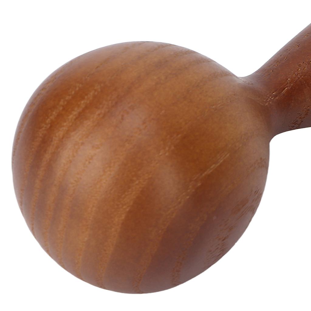 Tragbarer Massagehammer mit ätherischen Ölen, Schönheitsmassagehammer aus Teakholz für die Hautpflege