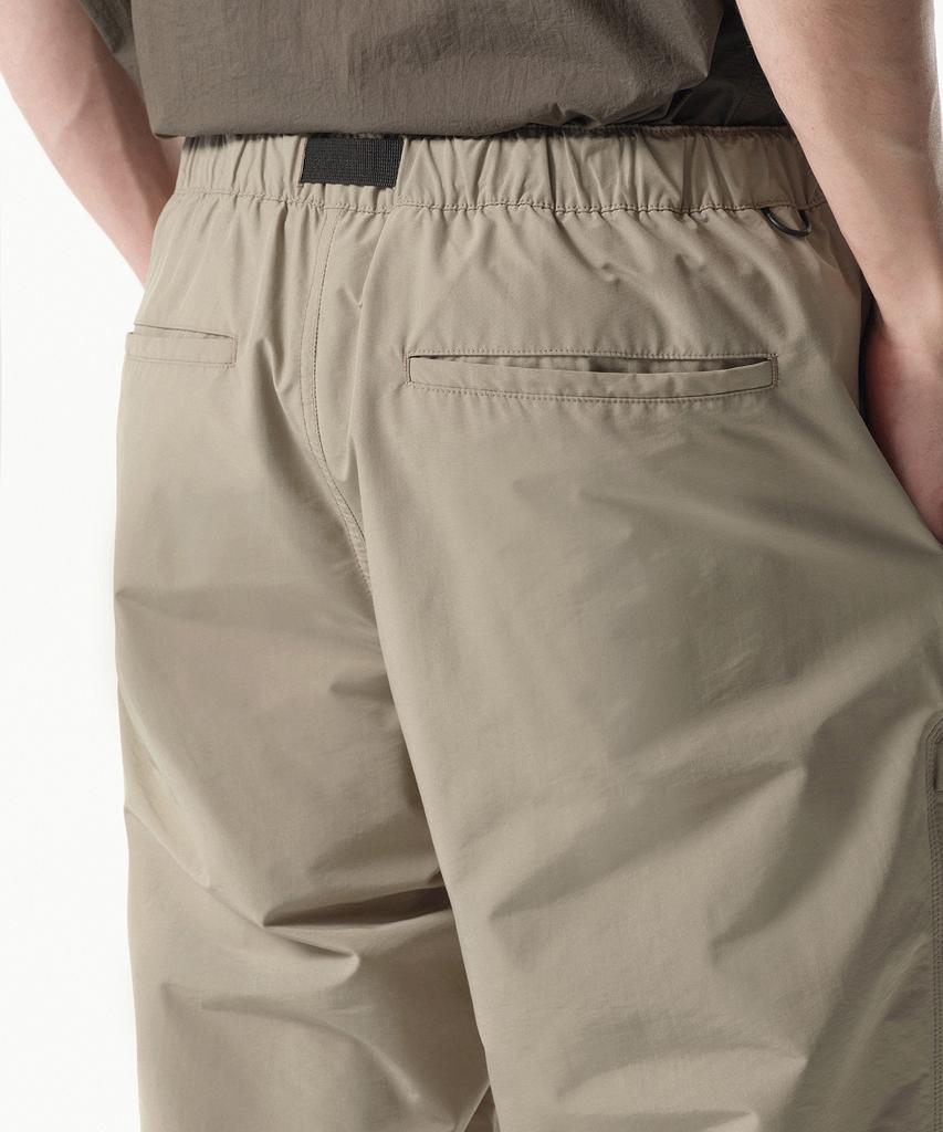 MUSINSA STANDARD [City Leisure] Np Side Zipper Parachute Pants [Leaf Beige]