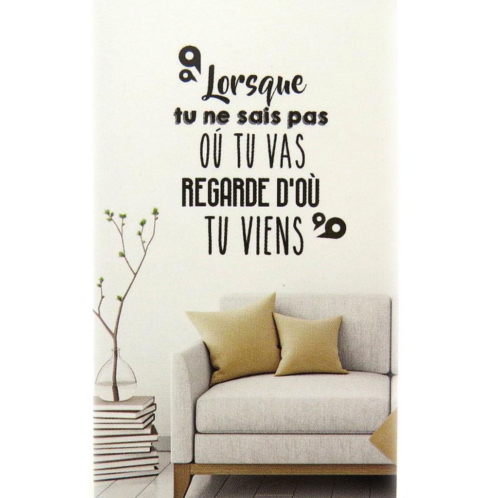 Les Trésors De Lily [P2737] - Sheet of Stickers 'Messages' ('When You Don't Know Where You're Going, Look Where You Come From') - 50x70 Cm