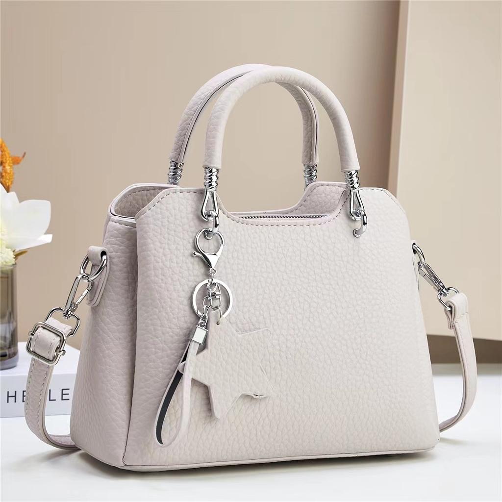 Solid Color Simplicity Large Capacity Shopping Bag Casual Women's Handbag Classic Fashion Women's Office Business Shoulder Bag