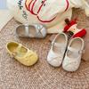 Mädchen Koreanischer Stil Kleine Lederschuhe Kinder Schleife Prinzessin Schuhe Leichte Mary Jane Schuhe Baby Mädchen Flache Einzelne Schuhe