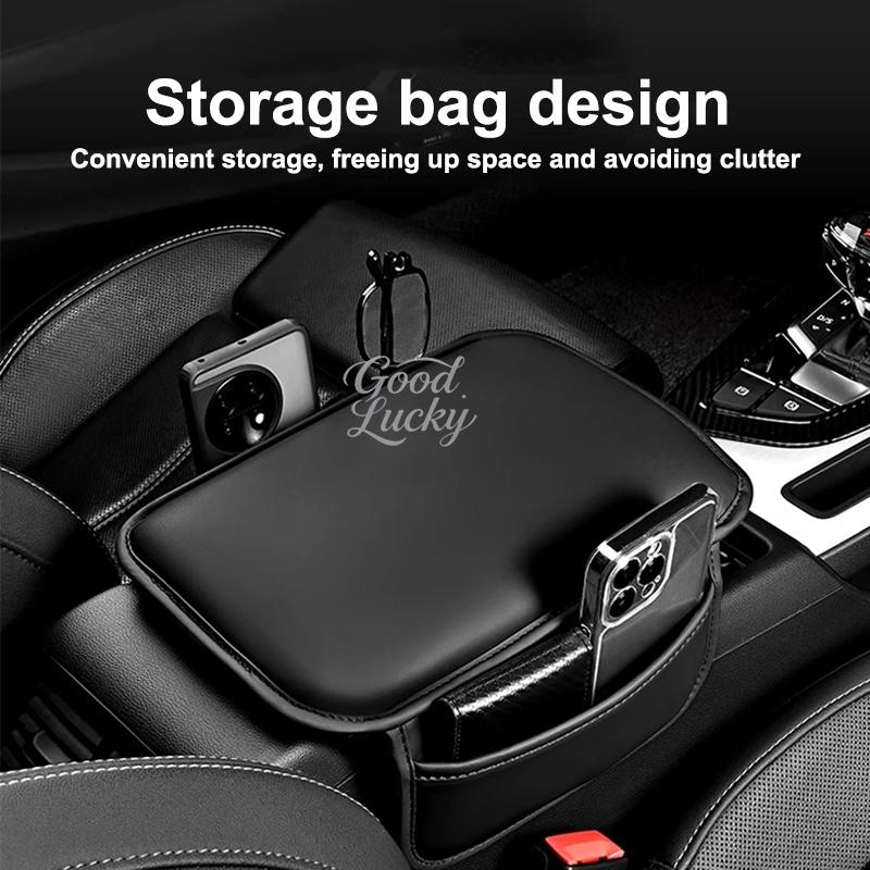 1pcs Leather Car Armrest Box Mat Auto Accessory For Mercedes Benz A B C E Class GLS GLA GLK GLC CLS CLA AMG W204 W205 W212 W463 FU3