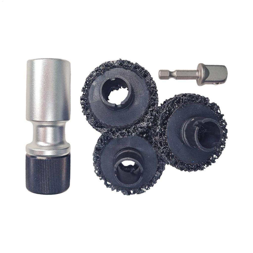 Wheel Hub Cleaning Tool Hub Rust Detailing Removal Multifunctional Wheel Axle Head Rust Removal Tool For Vehicle Truck Garage