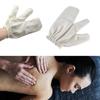 Natural Exfoliator Glove Two Finger Ergonomic Design Gentle On Skin For Body Scrub Fast Drying Bath Scrubbing