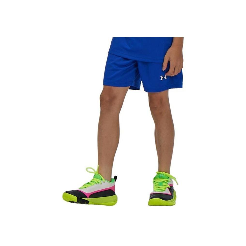 Under Armour Kids Logo Print Training Soccer Shorts Kids shorts Dark-Blue 21600208-400
