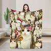Funny Meowl Cat Meme Collage Blankets Soft Cozy Bedding Throws Winter Adults Outdoor Travel Car Bedspread