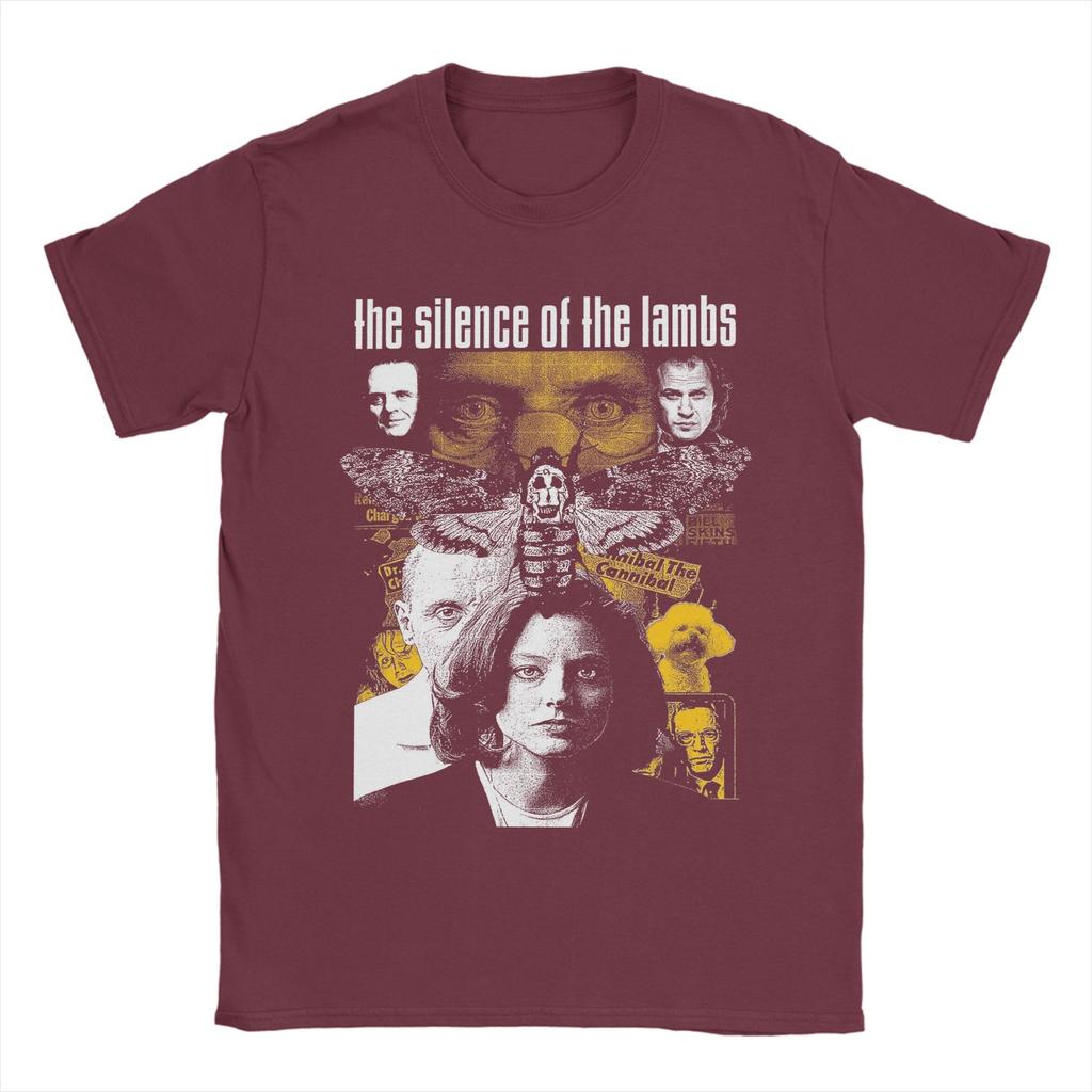 The Silence of the Lambs T Shirts for Men 100 Cotton Unique TShirt Crewneck Tees Short Sleeve Clothing Party
