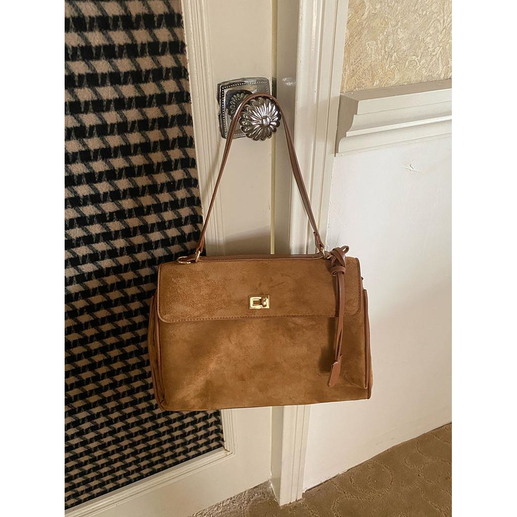 IELGY Ladies Messenger Bag Autumn Winter Retro Matte Bag Commuter