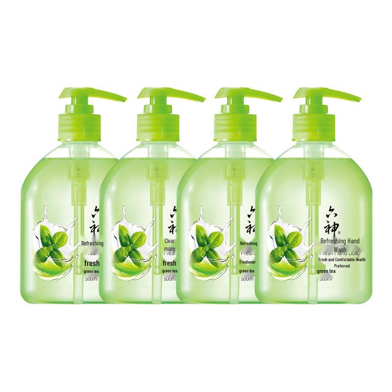 Liushin Refreshing & Moisturizing Hand Wash (4 x 500ml)