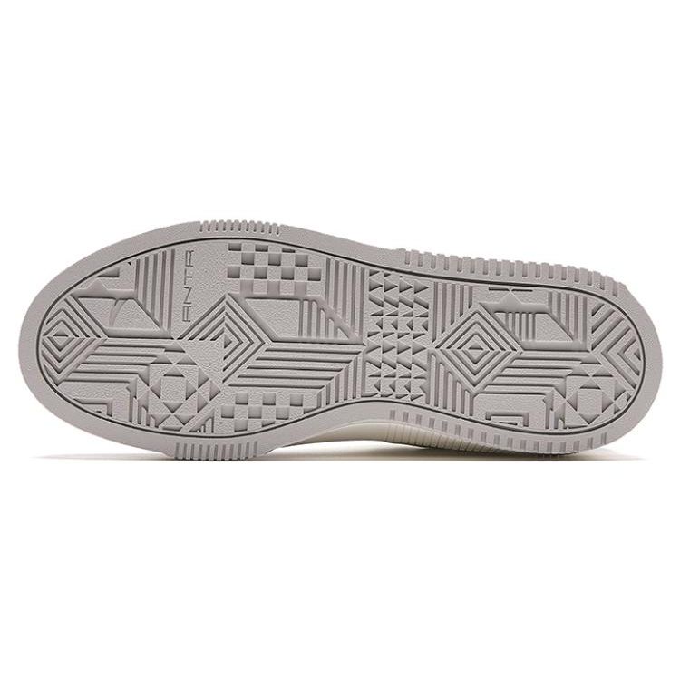 Anta Milk Cap 2 Thick Sole Casual Support Low Top Skate Shoes Women Sneakers White 922348080-2