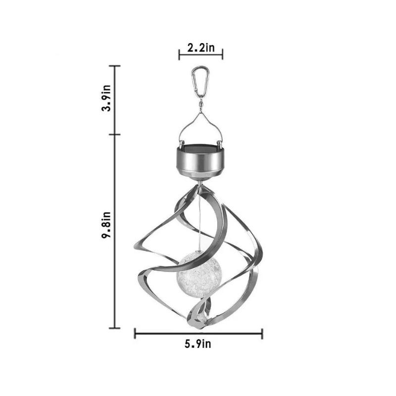 

Солнечный красочный ветер в атмосферу свет наружный настенный подвесной колокольчик изменение цвета праздничный пейзаж рождественский свет