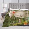 Makka Pakka Blankets  Warm Soft Funny Plush Throw Blanket For Boy Girl Home Decor Flannel Bedspread Bed Cover