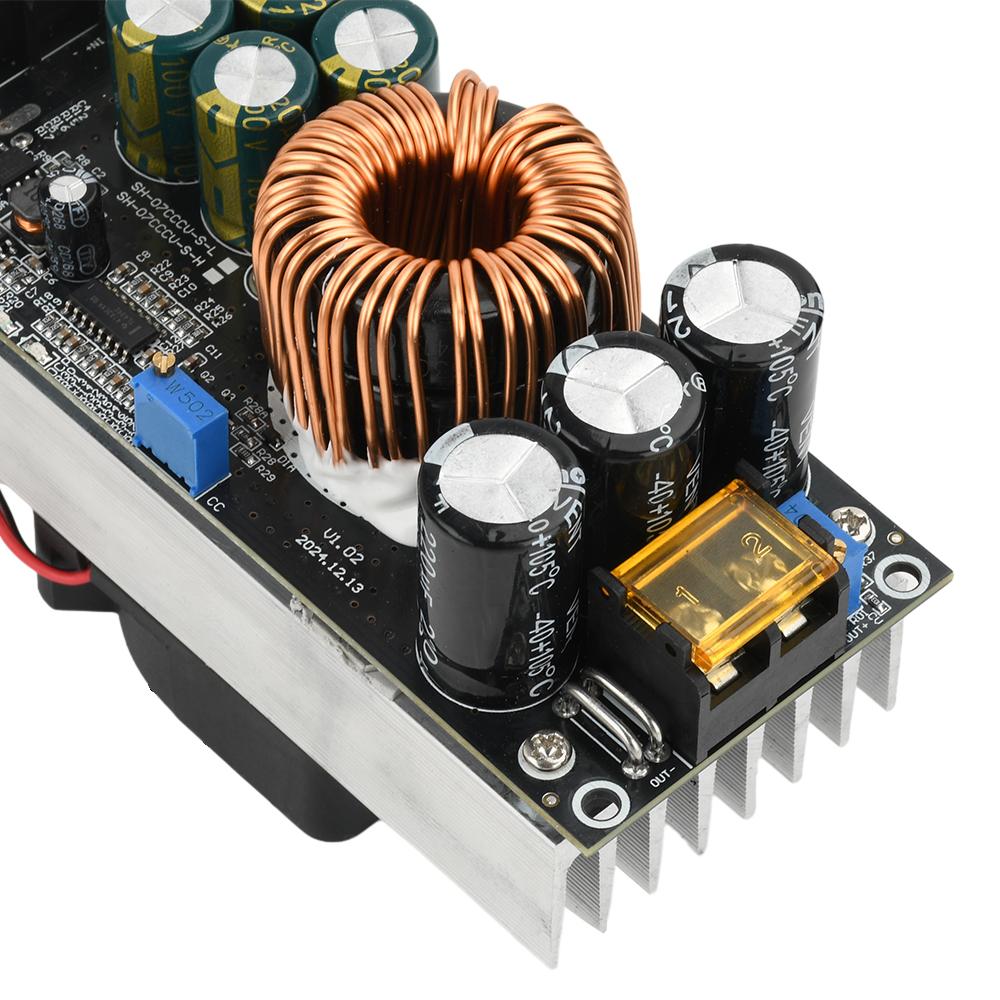 1800W 40A DC-DC Boost Converter Step Up Power Supply Module DC14-60V to 14-90V or DC14-85V to 14-120V Adjustable Voltage Charger