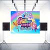 Anime Hirogaru Sky Background For Photography Bunny Easter Eggs Vintage Wood Board Kids Birthday Party Decor Backdrops