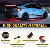1.2M Carbon Fiber Look LED Car Tail Brake Light Bar Strip Rear Spoiler Lip Trim