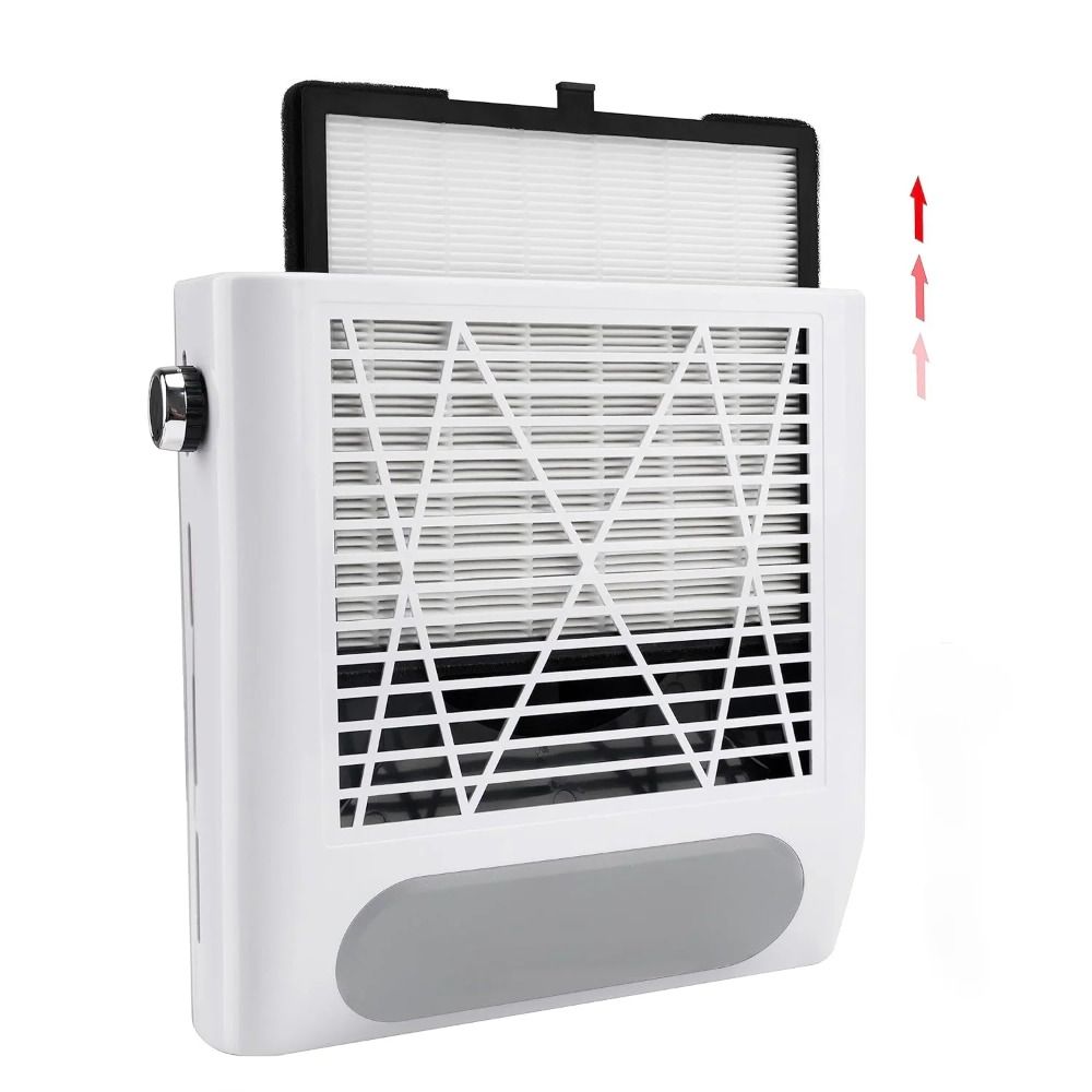 Removable Filter Screen Nail Dust Collector 80W Manicure Machine Tools UV Gel Polish Dust Fans DIY