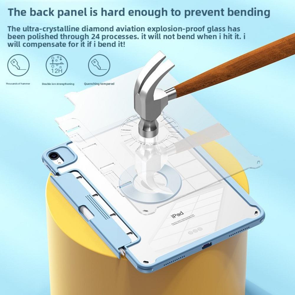 Magnetic 720 Rotating iPad 10 Case Split Stand Cover for iPad Air 5 9th Gen 12 9 Inch Tablet 2022