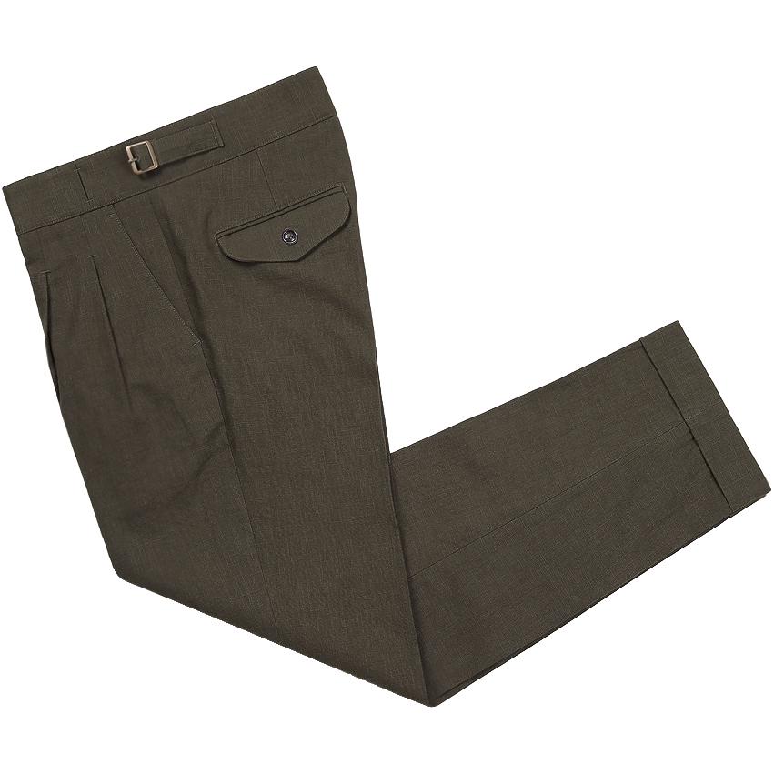 Solti 8S Linen Gurkha Trousers (Brown)