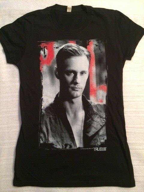 True Blood Eric Northman Girls Junior T-Shirt OOP New Unworn Official Licensed Unisex T-Shirt L