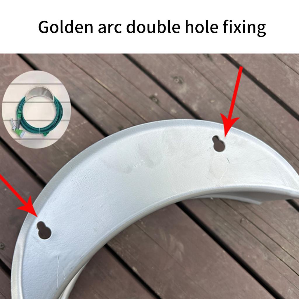 Garden Hose Holder Heavy Duty Hose Hanger Wall Mounted Hose Holder Hose Stand For Garden Hose Storage Extension Cord