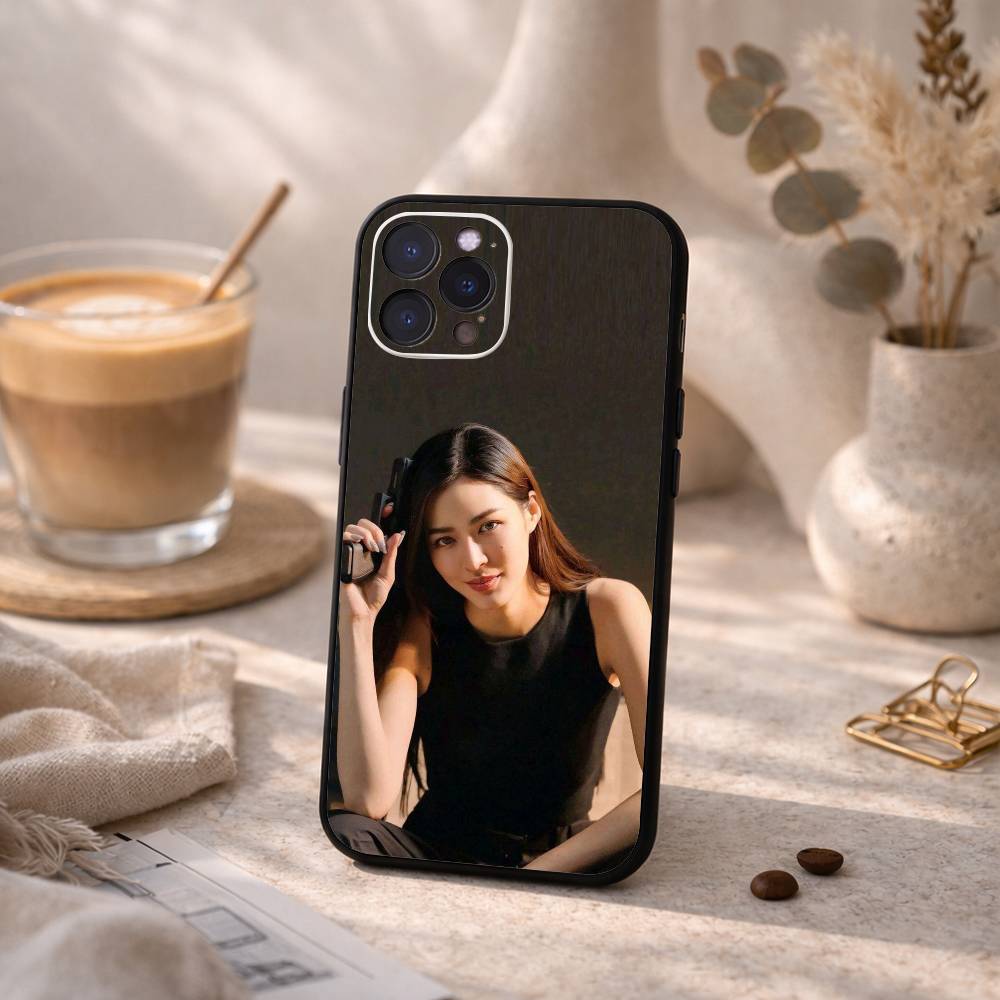 Actress L-Lingling Kwong Phone Case For iPhone17,16,15,14,13,12,Plus,Pro Max, 5G Others Soft Black Cover