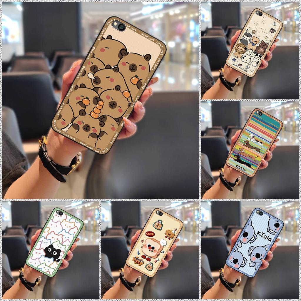 Cartoon Full Wrap Phone Case For Xiaomi Redmi GO Cute Protective Shockproof Silicone Graffiti Anti-knock Dirt-resistant