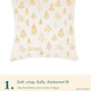 New Foil Print Plush Pillowcases Soft Decorative Throw Cover Sofa Accessories Christmas Tree Pattern Case Home Decor