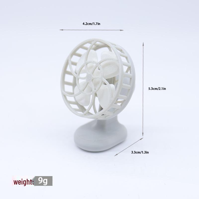 

1:12 Dollhouse Miniature Electric Fan - DIY Playhouse Scene Furniture Ornament