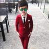 Frühling Herbst Formale Jungen Anzug Set Kinder Party Host Hochzeit Kostüm Kleine Kinder Blazer Hosen Kleidung Sets