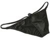 Heureux La Joie Erectile Sexy Briefs Upright, Upright, Storage, Distortion, Lingerie, Bikini, T-Front, Half-Back (M, BLACK)