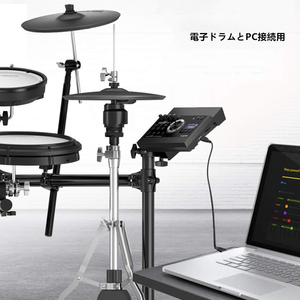 MIDI-USB-Konvertierungskabel 1m wuernine USB Typ A B Audiokabel für elektronische elektronische Tastatur, Gitarre, USB-DAC usw.