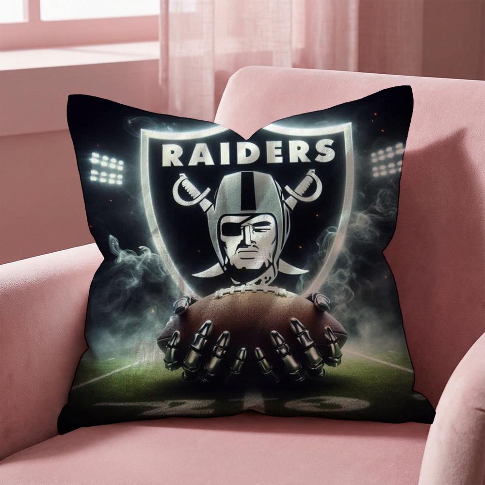 Oaklands RRaiders Logo Cushion Cover MultiScene Pillow Cover for Home Car Reversible Soft Durable for Daily Use