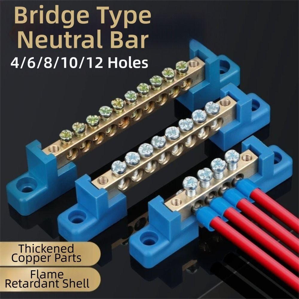 High Bridge Type Zero Row 6*9 Din Rail Terminal New Zero Ground Wiring Connection Distribution Box
