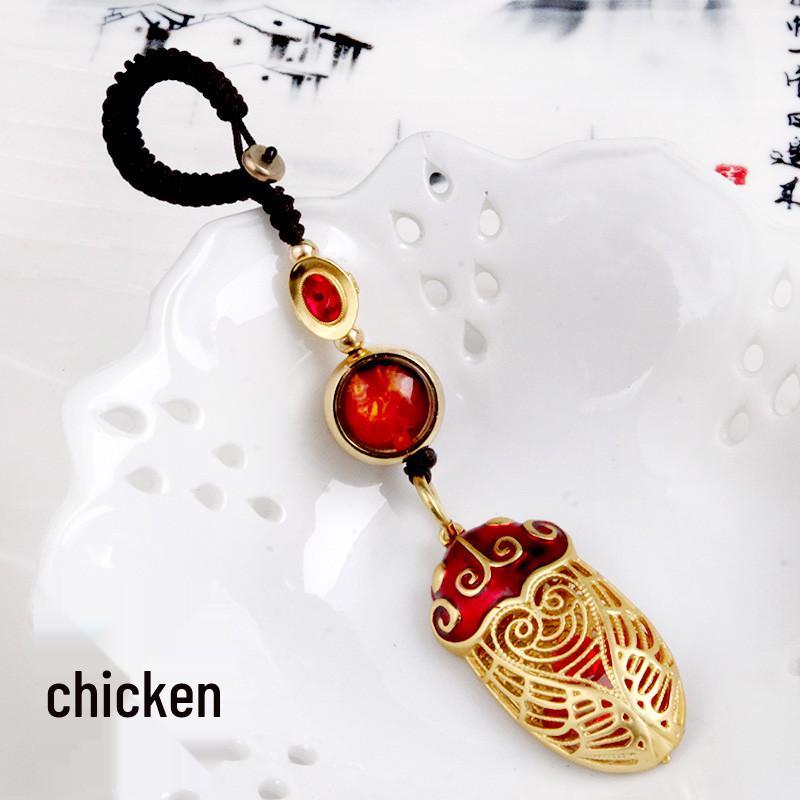 Golden Cicada Zodiac Keychain: Bringing Good Fortune with Its Stunning Debut