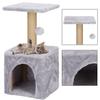 Arbre À Chat - Springos® - 62 Cm - Niche Intégrée - Jouet Suspendu - Poteau En Sisal